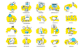 create hand drawn symbols or icon sets in custom designs
