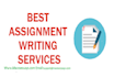 write assgiments for you in best way
