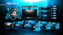 design a animated twitch overlay stream package and more