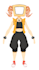 create a 3d toon character model