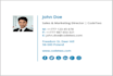 create excellent clickable HTML email signature