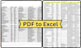 do data entry pdf to excel, copy paste, typing and excel data entry job