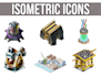 design stylized 2d game assets and isometric visuals
