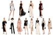 draw a professional fashion illustration or flat sketch