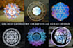 design modern sacred geometry or mandala or mystical logo