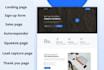 design getresponse landing page, sales page, squeeze page, lead capture page