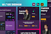 create nft website and app ux ui landing page design