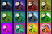 create nft character set, avatar, profiles, items