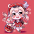 draw cute anime chibi in crayon style