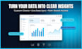 build custom admin dashboards for data management and business analytics