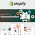 do shopify or wordpress theme customization frontend bug fix