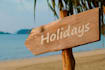 type your massage beach sign