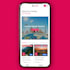 create 5 pages of HTML website or mobile app design