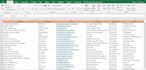 clean your excel contact database