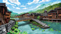 create anime, landscape and visual novel background painting