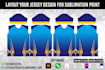 create sublimation jersey layout and print ready production files