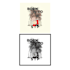 draw line art abstract illustration
