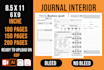 design journal interior for kdp