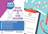 create a minimal business flyer