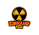 design creative zombie pizza logo
