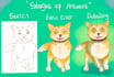illustrate animal into character design fantasy