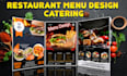 do an amazing restaurant menu design, catering menu