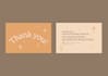design minimal thank you cards
