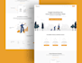 design modern landing page and website UI UX