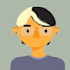 create a flat design character illustration