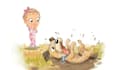 draw an original vintage children story book illustration for you