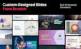design a professional powerpoint keynote or pitch deck presentation