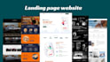 convert PSD xd and figma to HTML landing page website