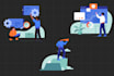 create lottie, json animation