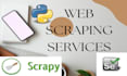 scrape websites using beautiful soup and scrapy