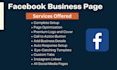 create facebook business page, fb business page setup, manage fb page