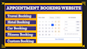 create appointment booking website for doctor salon spa cleaning in wordpress
