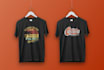 do custom text based t shirt design in 24 hours