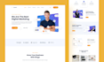 design web UI UX or website template in figma, adobe xd