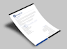 design invoice, order form, price list, rate list or PDF