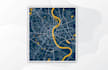 design vector map of any location