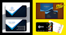 do professional modern minimalist luxury business card or visiting card design