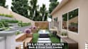 design modern 3d landscape, backyard or front yard design