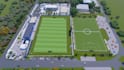 do architectural master plan, site plan aerial view render