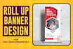 do outstanding roll up banner design, pull up, feather flag