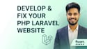 fix, develop and customize your php laravel, codeignitor website