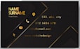 unique luxury visiting card