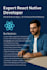 build your app, debug, improve performance with react native