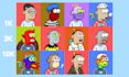 design 10k pixel art nft collection with custom traits