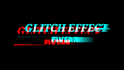 make hd glitch effect in text,logo, background ,intro video