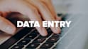 do fast data entry and web research